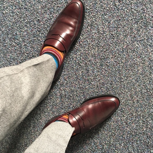 Allen Edmonds 11.5 D Presidio Burgundy Loafer - Picture 2 of 7